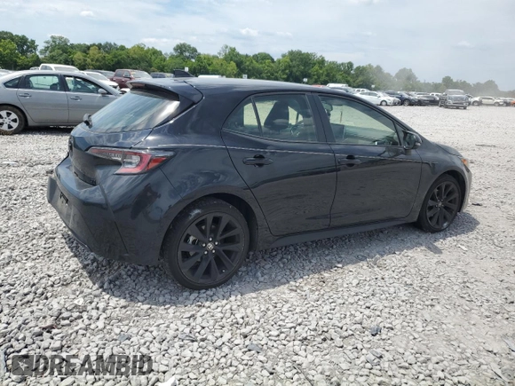 2022 Toyota Corolla Hatchback SE with VIN JTND4MBE9N3179856, listed as a Copart auction lot 58685204 with 30,691 mi miles and Salvage Title. Bid and sale history available at carsss.com. Image 3.