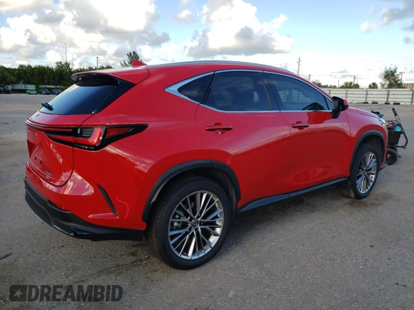 2022 Lexus NX with VIN JTJGKCEZ7N2007067, listed as a Copart auction lot 75346493 with 8,435 mi miles. Bid and sale history available at carsss.com. Image 3.
