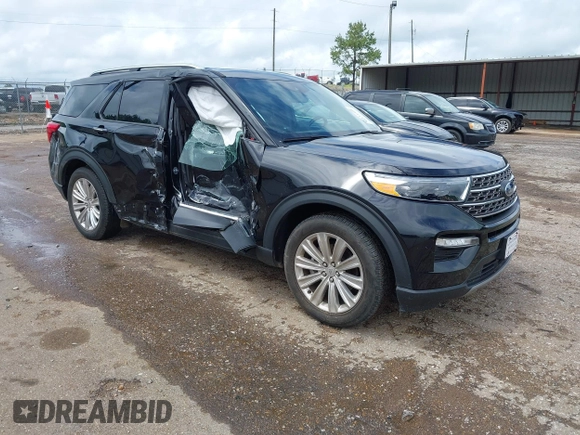 2021 Ford Explorer King Ranch z VIN 1FM5K7LC9MGC20146, wystawiony jako IAAI lot #42121400 z przebiegiem 20 931 mil mil oraz . Historia ofert i sprzedaży dostępna na DreamBid. Obrazek 1.