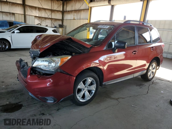 2016 Subaru Forester 2.5i with VIN JF2SJABC8GH408438, listed as a Copart auction lot 52828075 with 99,290 mi miles and Salvage Title. Bid and sale history available at DreamBid. Image 1.