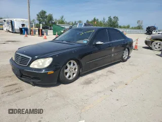 2004 Mercedes-Benz S 500 with VIN WDBNG84JX4A417661, listed as a Copart auction lot 68915494 with Not Provided miles and Non Repairable. Bid and sale history available at DreamBid. Image 1.