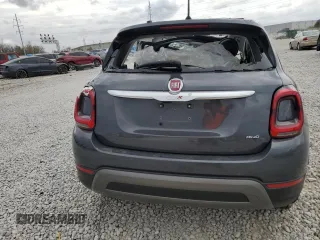 2021 FIAT 500X Trekking with VIN ZFBNF3B18MP945435, listed as a Copart auction lot 78608024 with Not provided miles and Salvage title. Bid and sale history available at DreamBid. Image 6.