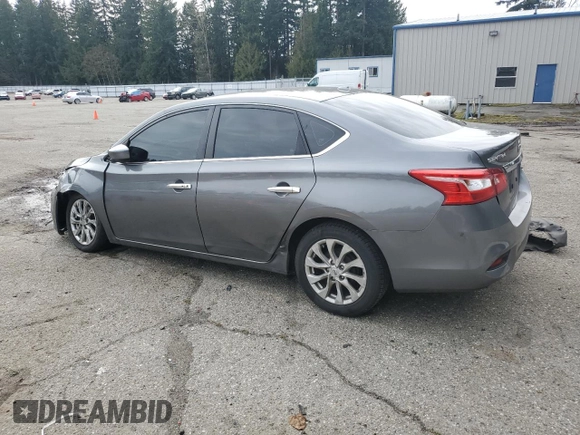 2019 Nissan Sentra SV with VIN 3N1AB7AP7KY368349, listed as a Copart auction lot 47689985 with 122,001 mi miles and Salvage Title. Bid and sale history available at DreamBid. Image 2.