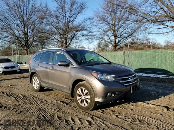 2013 Honda CR-V EX-L with VIN 5J6RM4H74DL040195, listed as a Copart auction lot 87580845 with 129,029 mi miles and Salvage Title. Bid and sale history available at carsss.com. Image 12.