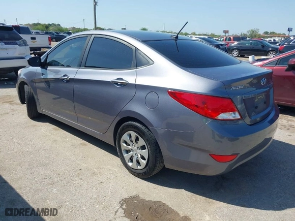 2017 Hyundai Accent SE with VIN KMHCT4AE7HU291456, listed as a IAAI auction lot 41874305 with 116,767 mi miles. Bid and sale history available at carsss.com. Image 3.