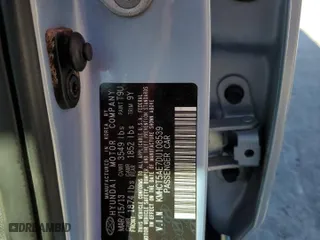 2013 Hyundai Accent GL with VIN KMHCT5AE7DU108539, listed as a Copart auction lot 49413535 with 169,705 mi miles and Salvage Title. Bid and sale history available at carsss.com. Image 13.