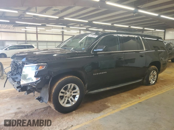 2015 Chevrolet Suburban LT z VIN 1GNSKJKC2FR744694, wystawiony jako Copart lot #56769735 z przebiegiem 125 944 mil mil oraz Szkoda całkowita • Salvage title. Historia ofert i sprzedaży dostępna na DreamBid. Obrazek 1.