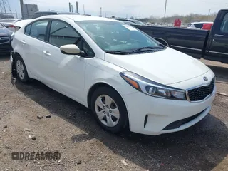 2017 Kia Forte LX with VIN 3KPFK4A76HE111114, listed as a IAAI auction lot 42010385 with 198,304 mi miles. Bid and sale history available at carsss.com. Image 1.
