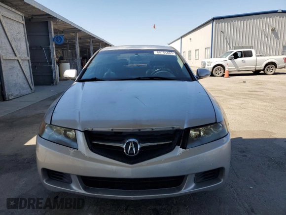 2005 Acura TSX with VIN JH4CL96995C009623, listed as a Copart auction lot 64754885 with 189,295 mi miles and Salvage title. Bid and sale history available at DreamBid. Image 5.