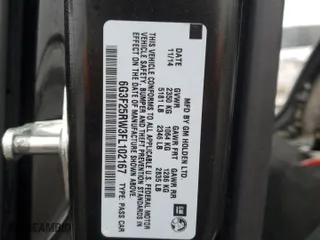 2015 Chevrolet SS with VIN 6G3F25RW3FL102167, listed as a Copart auction lot 82333084 with 81,612 mi miles and Salvage Title. Bid and sale history available at carsss.com. Image 12.