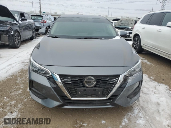 2021 Nissan Sentra S with VIN 3N1AB8BV5MY268336, listed as a Copart auction lot 41856315 with 56,640 mi miles and Salvage Title. Bid and sale history available at DreamBid. Image 5.