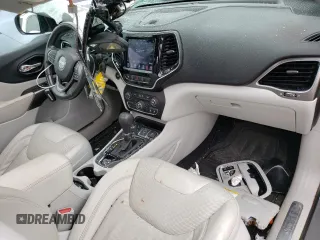 2021 Jeep Cherokee Limited with VIN 1C4PJMDX5MD105237, listed as a Copart auction lot 61389155 with 55,173 mi miles and Salvage title. Bid and sale history available at DreamBid. Image 8.