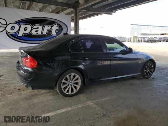 2011 BMW 3 Series 328i with VIN WBAPH5G52BNN59445, listed as a Copart auction lot 53699545 with 150,887 mi miles and Salvage Title. Bid and sale history available at DreamBid. Image 3.