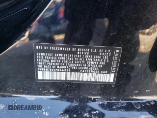 2023 Volkswagen Jetta Sport with VIN 3VWBM7BU2PM044589, listed as a Copart auction lot 88415805 with 9,733 mi miles and Salvage title. Bid and sale history available at DreamBid. Image 13.