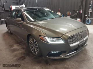2017 Lincoln Continental Select with VIN 1LN6L9SK6H5627736, listed as a IAAI auction lot 41839937 with 142,092 mi miles. Bid and sale history available at carsss.com. Image 1.