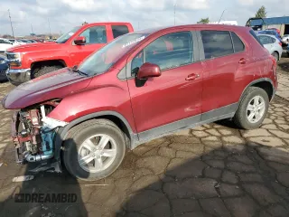 2022 Chevrolet Trax LS with VIN KL7CJNSM7NB505338, listed as a Copart auction lot 81132834 with 27,799 mi miles and Salvage Title. Bid and sale history available at carsss.com. Image 1.