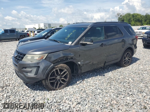 2017 Ford Explorer Sport with VIN 1FM5K8GT2HGB72298, listed as a Copart auction lot 63648375 with 162,178 mi miles and Salvage title. Bid and sale history available at DreamBid. Image 1.