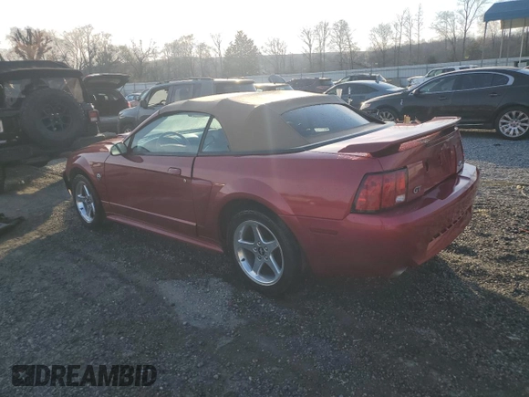 2004 Ford Mustang GT Deluxe z VIN 1FAFP45X84F202273, wystawiony jako Copart lot #49406785 z przebiegiem 92 424 mil mil oraz Szkody całkowita. Historia ofert i sprzedaży dostępna na DreamBid. Obrazek 2.