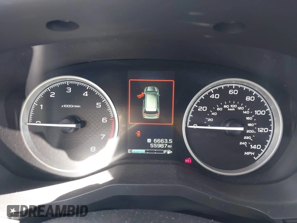 2019 Subaru Forester Premium with VIN JF2SKAEC8KH578574, listed as a IAAI auction lot 41806639 with 55,987 mi miles. Bid and sale history available at carsss.com. Image 7.
