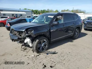 2019 Volkswagen Atlas SEL R-Line z VIN 1V2RR2CAXKC520476, wystawiony jako Copart lot #55085975 z przebiegiem 59 727 mil mil oraz Szkoda całkowita • Salvage title. Historia ofert i sprzedaży dostępna na DreamBid. Obrazek 1.