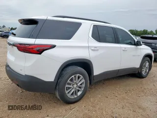 2022 Chevrolet Traverse LT Cloth z VIN 1GNERGKW1NJ188428, wystawiony jako Copart lot #60849315 z przebiegiem 24 246 mil mil oraz Szkoda całkowita • Salvage title. Historia ofert i sprzedaży dostępna na DreamBid. Obrazek 3.