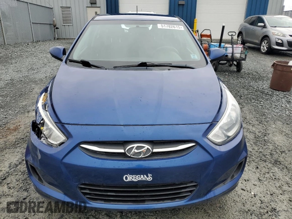 2015 Hyundai Accent GS with VIN KMHCT5AE0FU217489, listed as a Copart auction lot 51782615 with 134,936 mi miles and Salvage Title. Bid and sale history available at carsss.com. Image 5.