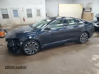 2020 Lincoln MKZ Reserve with VIN 3LN6L5F90LR608539, listed as a Copart auction lot 75847974 with 19,209 mi miles and Salvage Title. Bid and sale history available at carsss.com. Image 1.