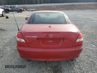 2008 Mercedes-Benz SLK-Class 3.0L with VIN WDBWK54F68F187946, listed as a Copart auction lot 43484745 with 104,011 mi miles and Salvage Title. Bid and sale history available at carsss.com. Image 6.