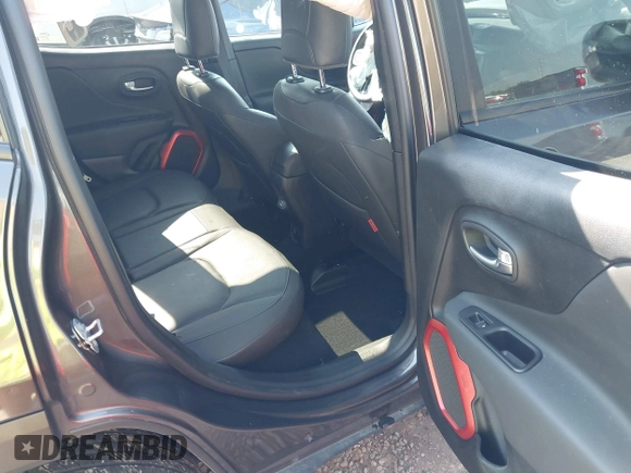 2018 Jeep Renegade Trailhawk with VIN ZACCJBCB1JPH50649, listed as a IAAI auction lot 42476911 with 84,530 mi miles and . Bid and sale history available at DreamBid. Image 8.