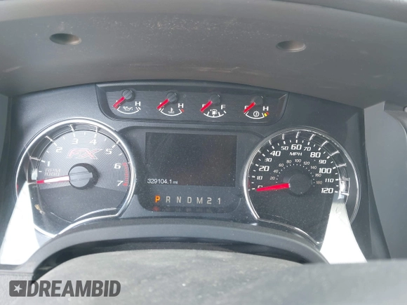 2013 Ford F-150 XL with VIN 1FTFW1EFXDKD00117, listed as a IAAI auction lot 42129595 with 329,104 mi miles and . Bid and sale history available at DreamBid. Image 7.