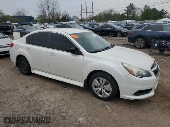 2013 Subaru Legacy 2.5i with VIN 4S3BMBA63D3040525, listed as a Copart auction lot 53311015 with 190,000 mi miles and Clean Title. Bid and sale history available at DreamBid. Image 4.