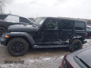 2023 Jeep Wrangler Sport S with VIN 1C4HJXDG8PW653828, listed as a IAAI auction lot 41239974 with 16,076 mi miles and . Bid and sale history available at DreamBid. Image 14.