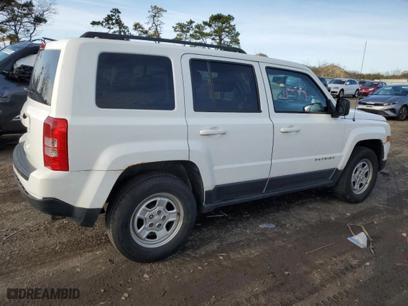 2016 Jeep Patriot Sport SE with VIN 1C4NJRBB4GD546678, listed as a Copart auction lot 51097895 with 55,327 mi miles and Salvage Title. Bid and sale history available at carsss.com. Image 3.