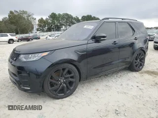 2017 Land Rover Discovery HSE Luxury with VIN SALRHBBK5HA022570, listed as a Copart auction lot 78586164 with 0 mi miles and Salvage Title. Bid and sale history available at carsss.com. Image 1.