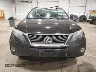 2012 Lexus RX 450h with VIN JTJBC1BA8C2427086, listed as a Copart auction lot 48743895 with 160,644 mi miles and Salvage title. Bid and sale history available at DreamBid. Image 5.