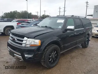 2017 Ford Expedition Max Platinum с VIN 1FMJK1MT2HEA64818, выставлен на аукционе IAAI как лот 41465609 с пробегом 105 665 миль миль и . История ставок и продаж доступна на DreamBid. Изображение 2.