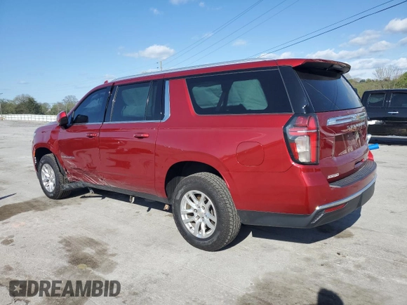 2022 Chevrolet Suburban LT with VIN 1GNSKCKD1NR161696, listed as a Copart auction lot 52105165 with 84,389 mi miles and Clean Title. Bid and sale history available at DreamBid. Image 2.
