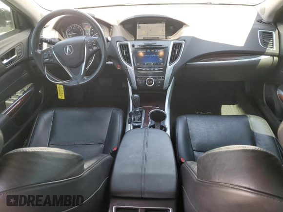 2017 Acura TLX Technology with VIN 19UUB1F50HA001189, listed as a Copart auction lot 63347755 with 185,257 mi miles and Salvage title. Bid and sale history available at DreamBid. Image 8.