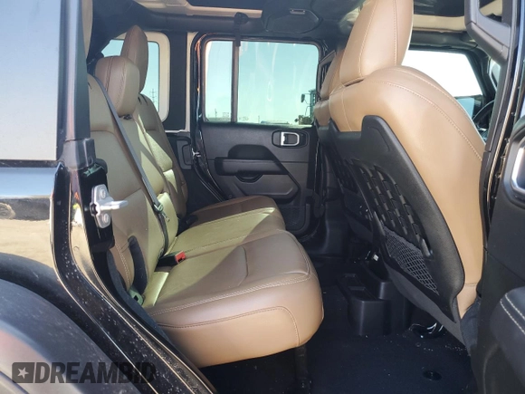 2022 Jeep Wrangler Unlimited Rubicon with VIN 1C4JJXFM6NW175930, listed as a Copart auction lot 80345034 with 27,265 mi miles and Salvage title. Bid and sale history available at DreamBid. Image 11.
