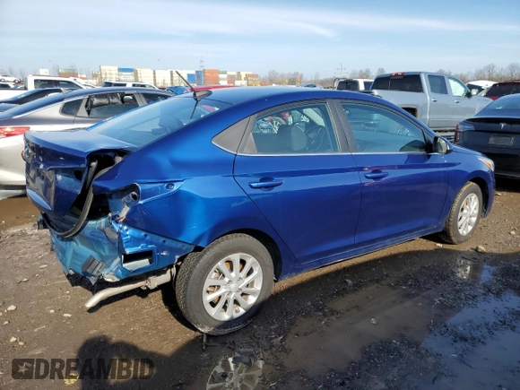 2021 Hyundai Accent SE with VIN 3KPC24A6XME142788, listed as a Copart auction lot 39705524 with 62,003 mi miles. Bid and sale history available at carsss.com. Image 3.