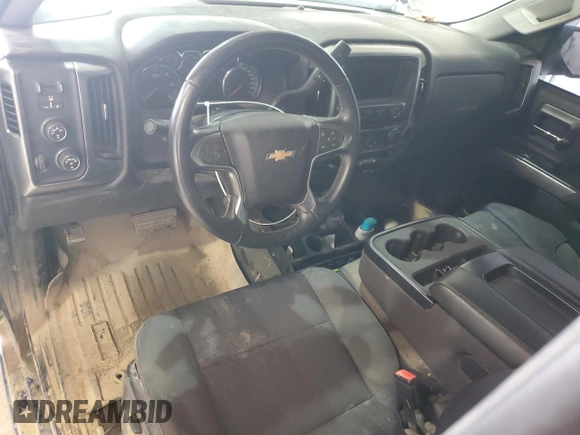 2016 Chevrolet Silverado 1500 LT with VIN 1GCUKREC9GF164552, listed as a Copart auction lot 52196485 with 105,668 mi miles and Salvage Title. Bid and sale history available at DreamBid. Image 8.