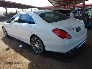 2017 Mercedes-Benz S 63 AMG z VIN WDDUG7JB8HA322077, wystawiony jako IAAI lot #41966636 z przebiegiem 59 373 mil mil oraz . Historia ofert i sprzedaży dostępna na DreamBid. Obrazek 3.