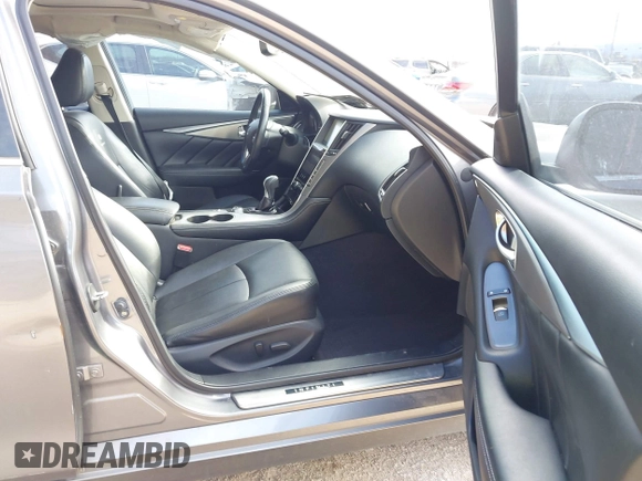 2014 Infiniti Q50 Premium with VIN JN1BV7AR1EM701665, listed as a IAAI auction lot 41276373 with 113,820 mi miles. Bid and sale history available at carsss.com. Image 5.