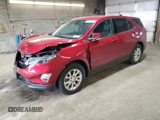 2018 Chevrolet Equinox LT with VIN 2GNAXSEV8J6349682, listed as a Copart auction lot 48849565 with 34,897 mi miles and Salvage Title. Bid and sale history available at carsss.com. Image 1.