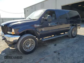 2001 Ford Excursion Limited z VIN 1FMNU42F31EB63664, wystawiony jako Copart lot #52858005 z przebiegiem 202 962 mil mil oraz Szkoda całkowita • Salvage title. Historia ofert i sprzedaży dostępna na DreamBid. Obrazek 1.