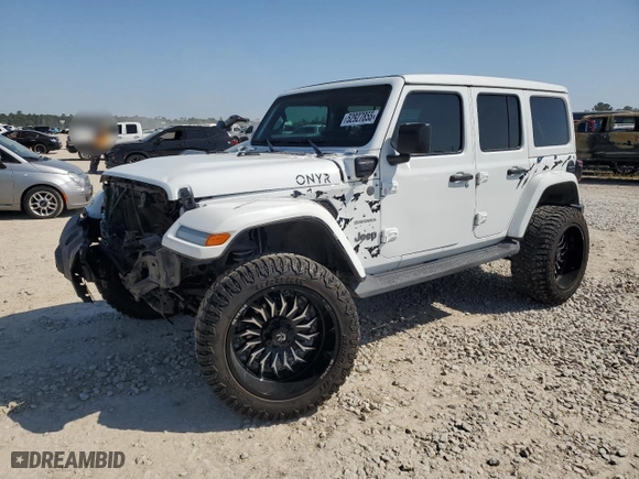 2023 Jeep Wrangler 4xe Sahara with VIN 1C4JJXP62PW524570, listed as a Copart auction lot 52927855 with 54,254 mi miles and Salvage Title. Bid and sale history available at carsss.com. Image 1.