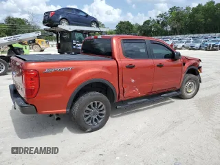 2022 Ford Ranger XL with VIN 1FTER4EH4NLD27086, listed as a Copart auction lot 61010055 with 58,641 mi miles and Non repairable. Bid and sale history available at DreamBid. Image 3.