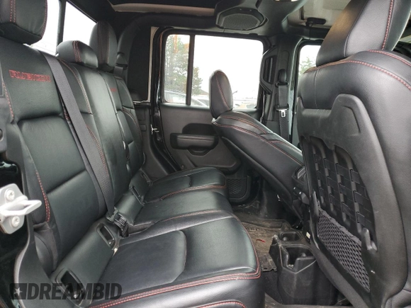 2023 Jeep Gladiator Rubicon with VIN 1C6JJTBG6PL500516, listed as a Copart auction lot 43432015 with 107,096 mi miles and Salvage title. Bid and sale history available at DreamBid. Image 10.