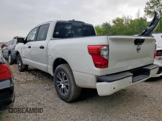 2024 Nissan Titan SV with VIN 1N6AA1ECXRN112621, listed as a Copart auction lot 47755875 with 9,298 mi miles and Salvage title. Bid and sale history available at DreamBid. Image 2.