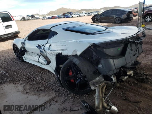 2024 Chevrolet Corvette 1LT with VIN 1G1YA2D42R5129570, listed as a Copart auction lot 49491405 with Not provided miles and Salvage title. Bid and sale history available at DreamBid. Image 2.